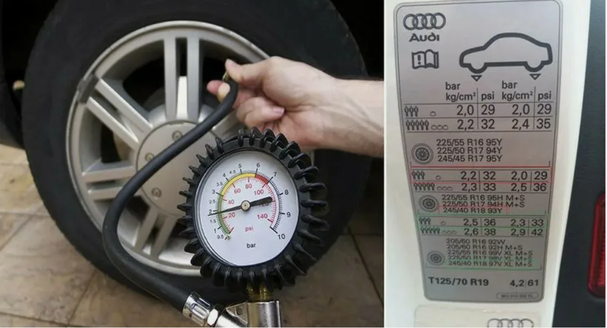 Какое давление должно быть в шинах?