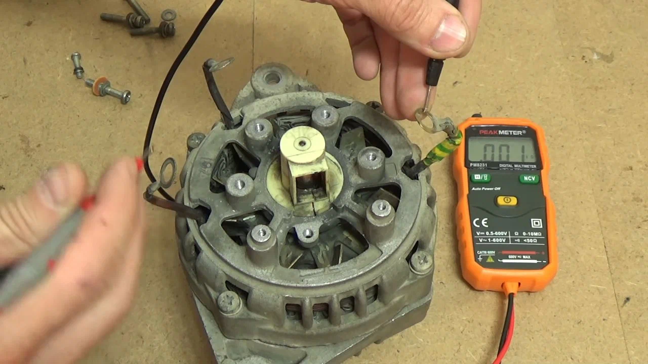 Как проверить генератор мультиметром?